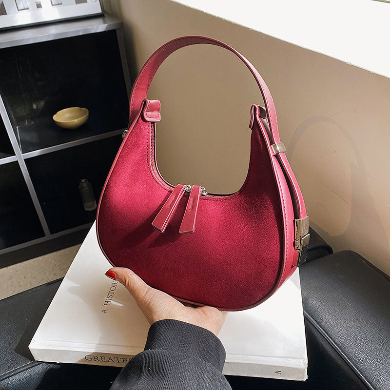 High-Grade Matte French Design Handbag – Women’s Luxury Minority Style
