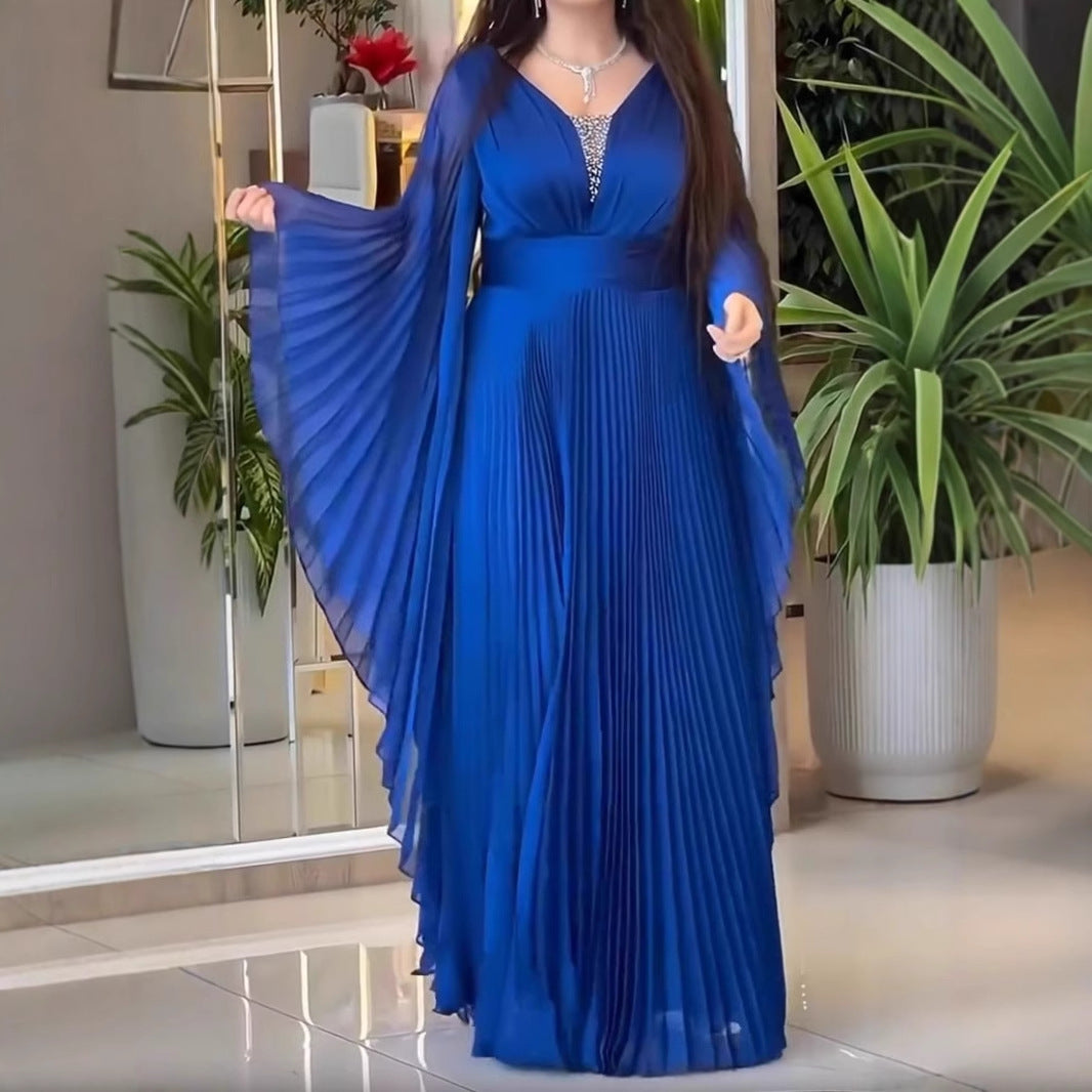 Women’s Long Elegant Tulle Dress – Slim Fit Evening & Party Gown