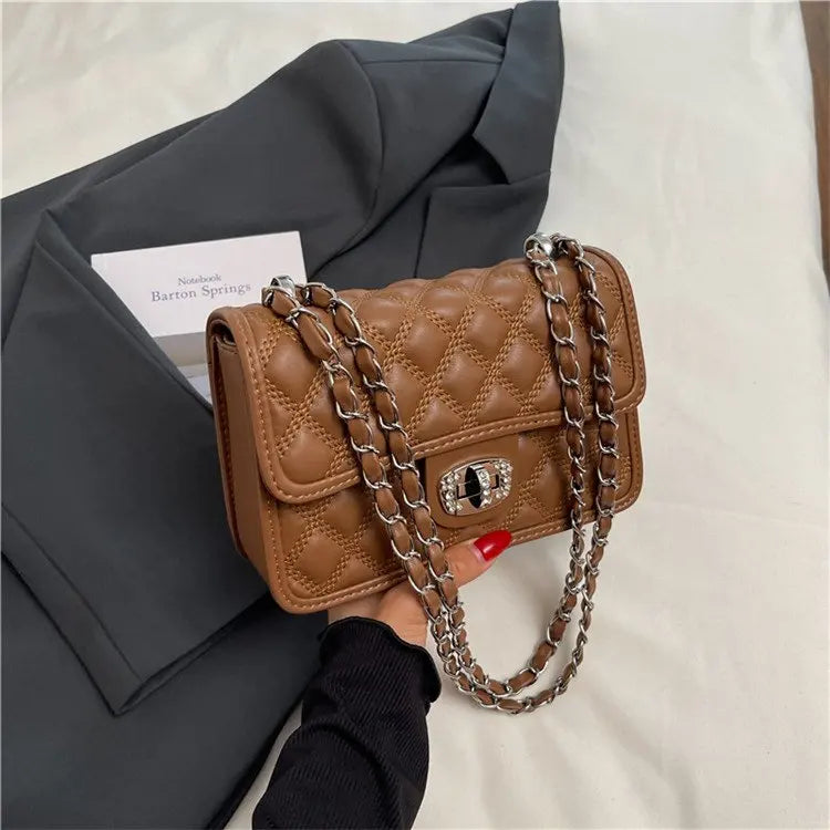 Women’s Premium Leather Handbag – Trendy Casual Paris Style