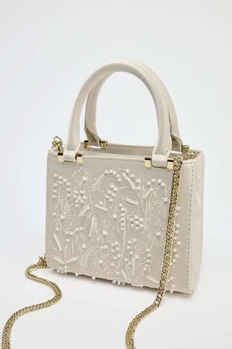 Pearl Mini Duffel Handbag