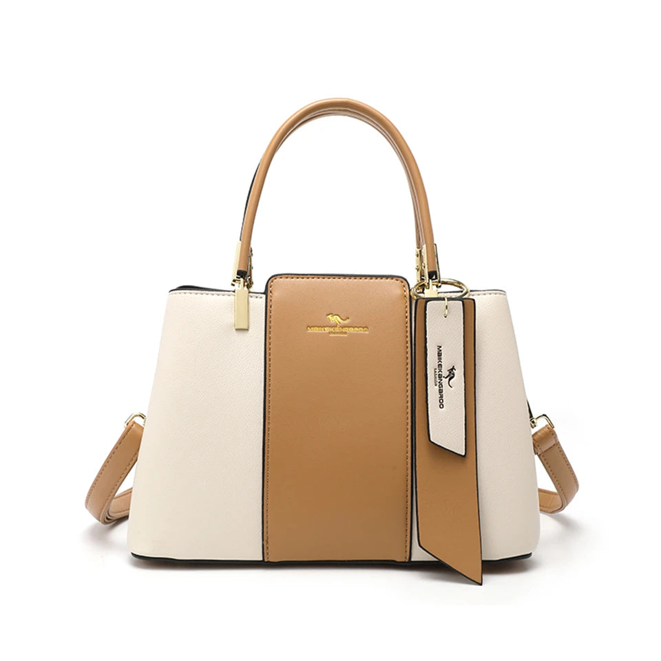Luxury Large-Capacity Leather Handbag