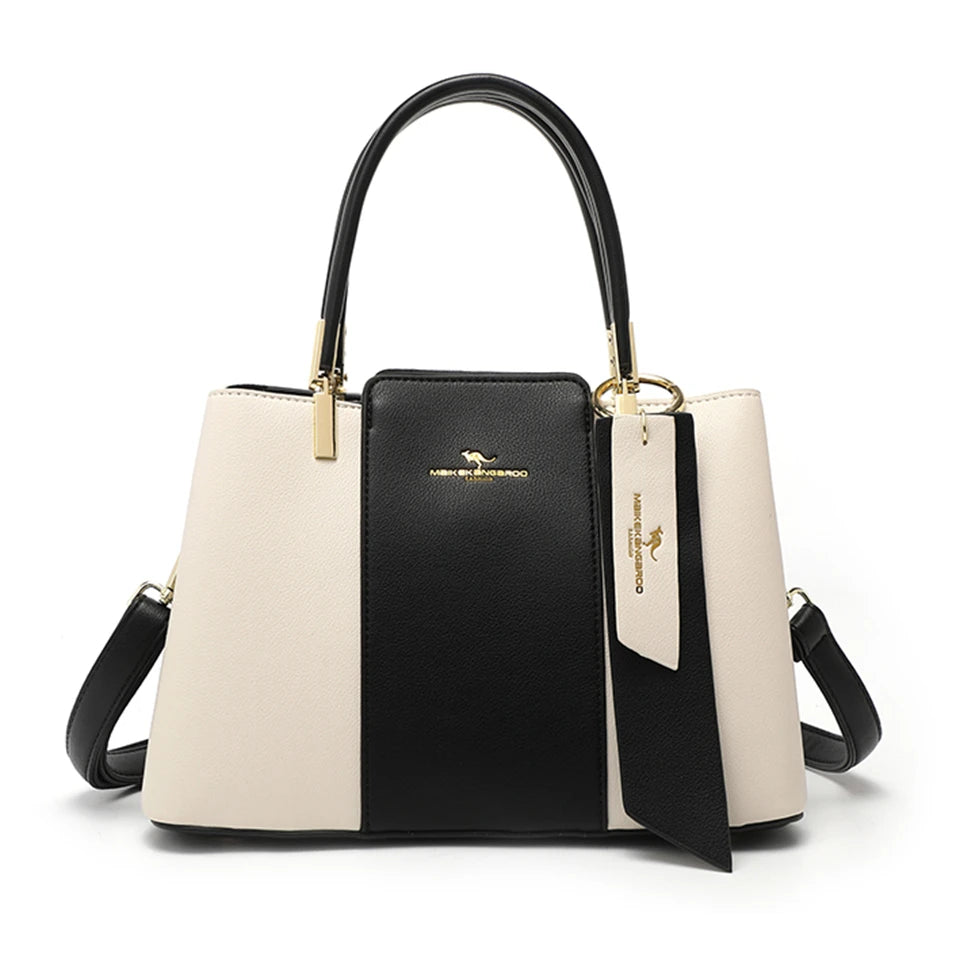 Luxury Large-Capacity Leather Handbag