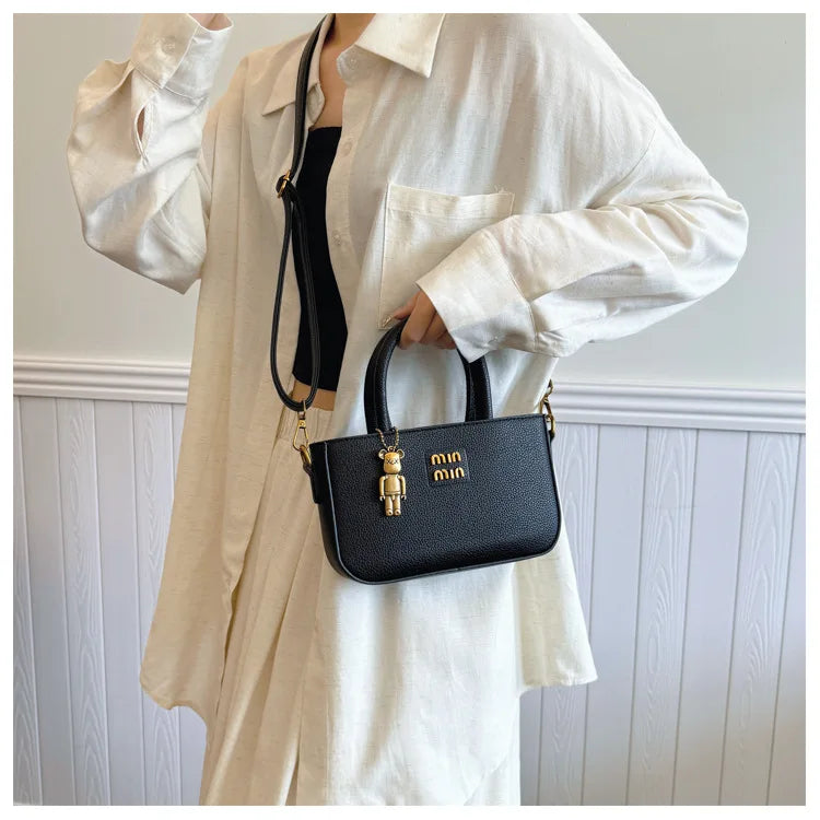 Women’s Minimalist Shoulder Bag – Small Square Handbag 2025 Trend