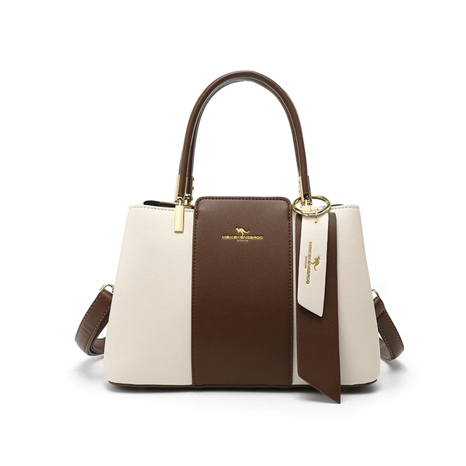 Luxury Large-Capacity Leather Handbag