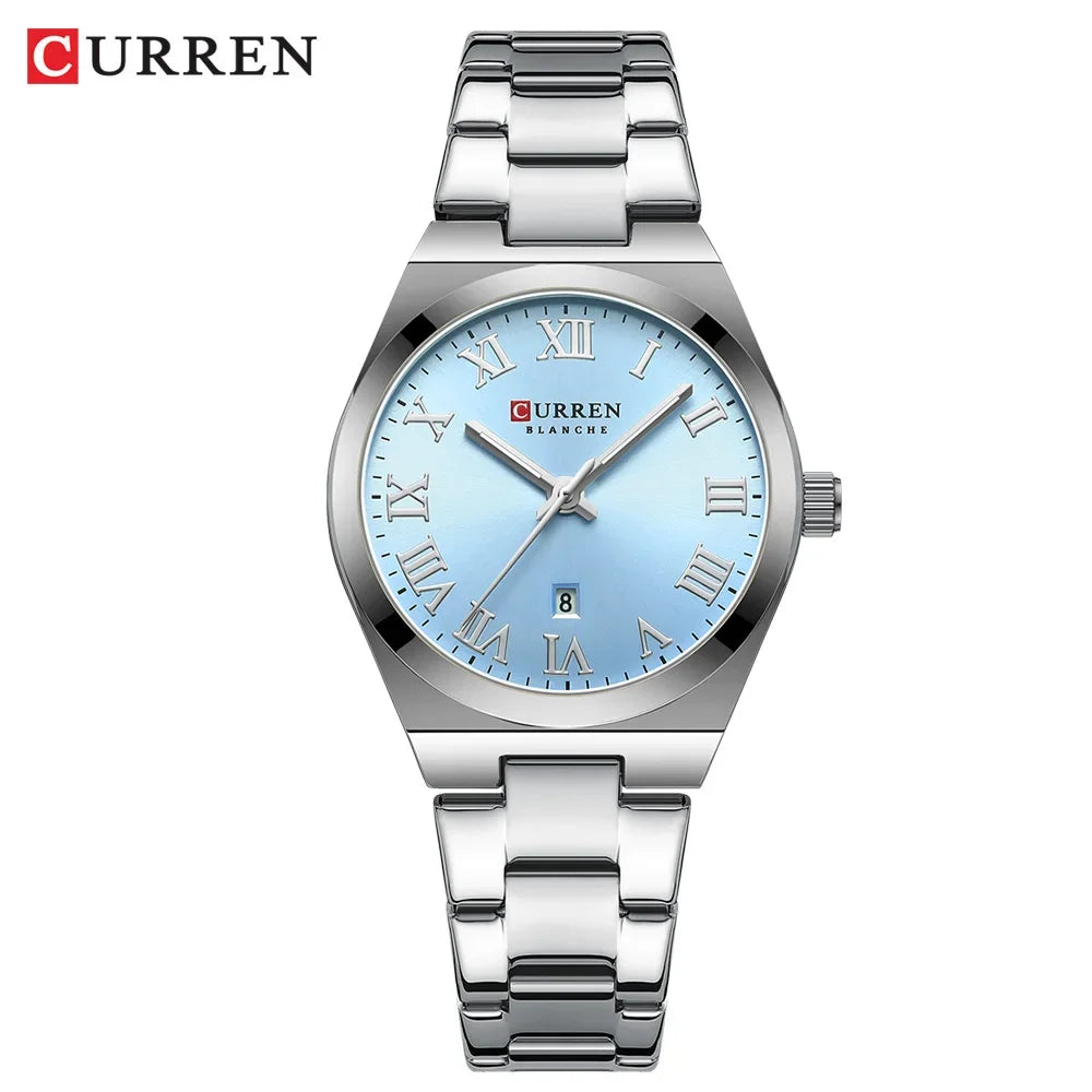 CURREN Women’s Fashion Quartz Watch – Stainless Steel Bracelet