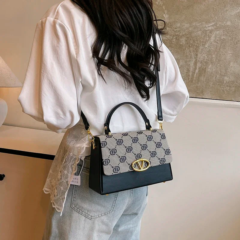 Luxury Leather Handbag for Women – Classic Designer-Inspired Silhouette