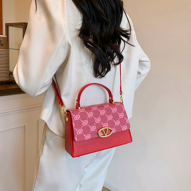 Luxury Leather Handbag for Women – Classic Designer-Inspired Silhouette