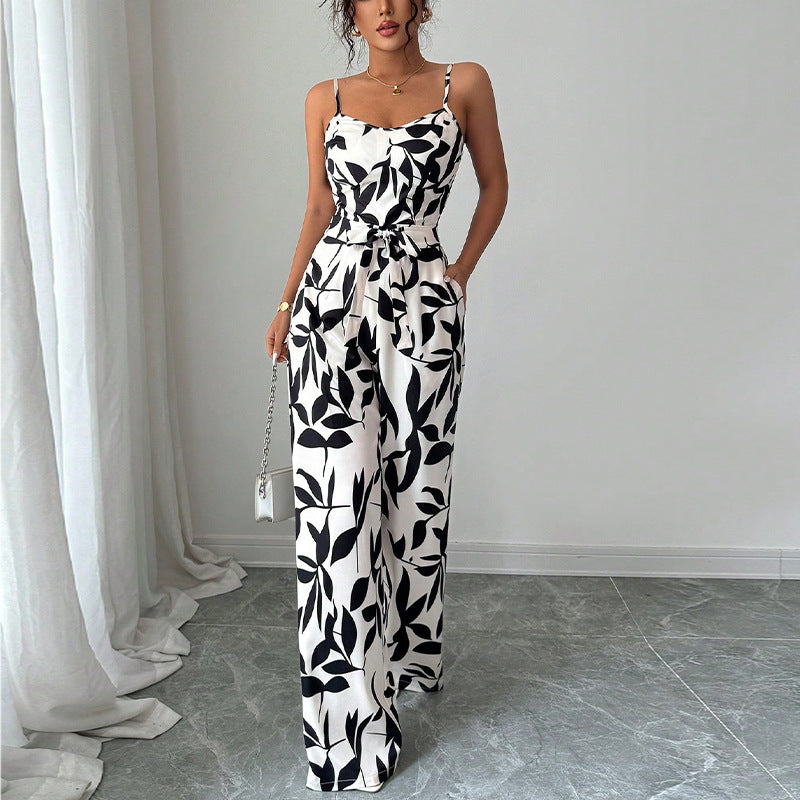 Summer European & American Style Women’s Jumpsuit – Casual & Chic One-Piece