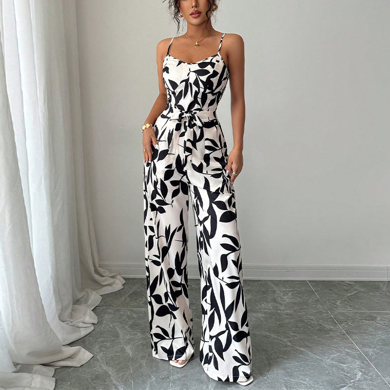Summer European & American Style Women’s Jumpsuit – Casual & Chic One-Piece