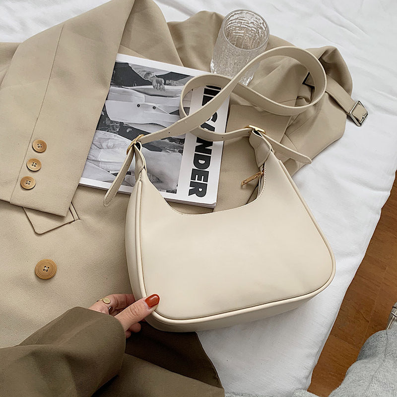 Retro Underarm Dumpling Handbag – Simple Fashion Shoulder Messenger Bag
