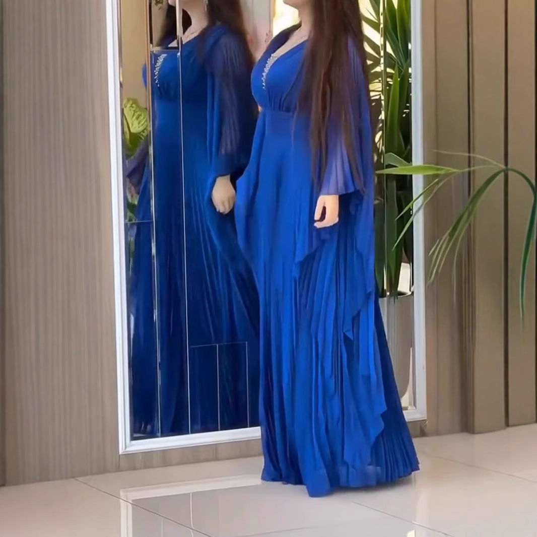 Women’s Long Elegant Tulle Dress – Slim Fit Evening & Party Gown