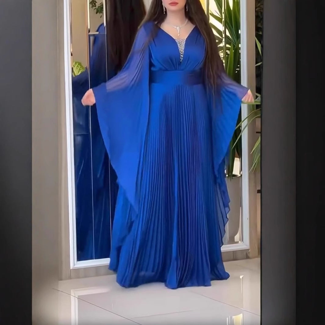 Women’s Long Elegant Tulle Dress – Slim Fit Evening & Party Gown